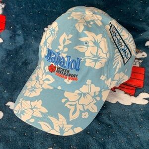 2006 Golf Tournament Blue Floral Men's Hat New with Tags